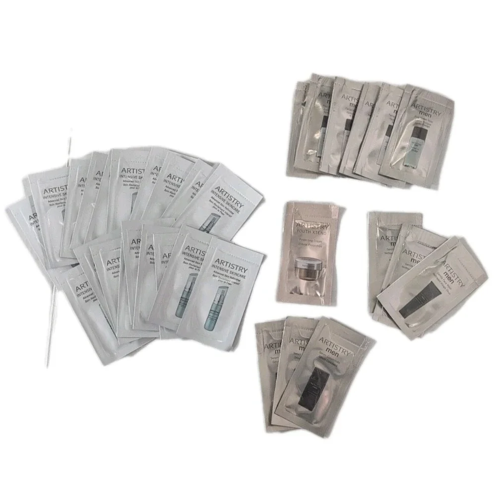 Amway Artistry Men & Intensive Skincare Samples - Face Wash,‎ Toner, Cream...